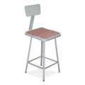 Square Stool,Yes Backrest,30 in.