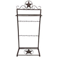 BestGiftEverRustic Western Boot Rack with Star Decoration