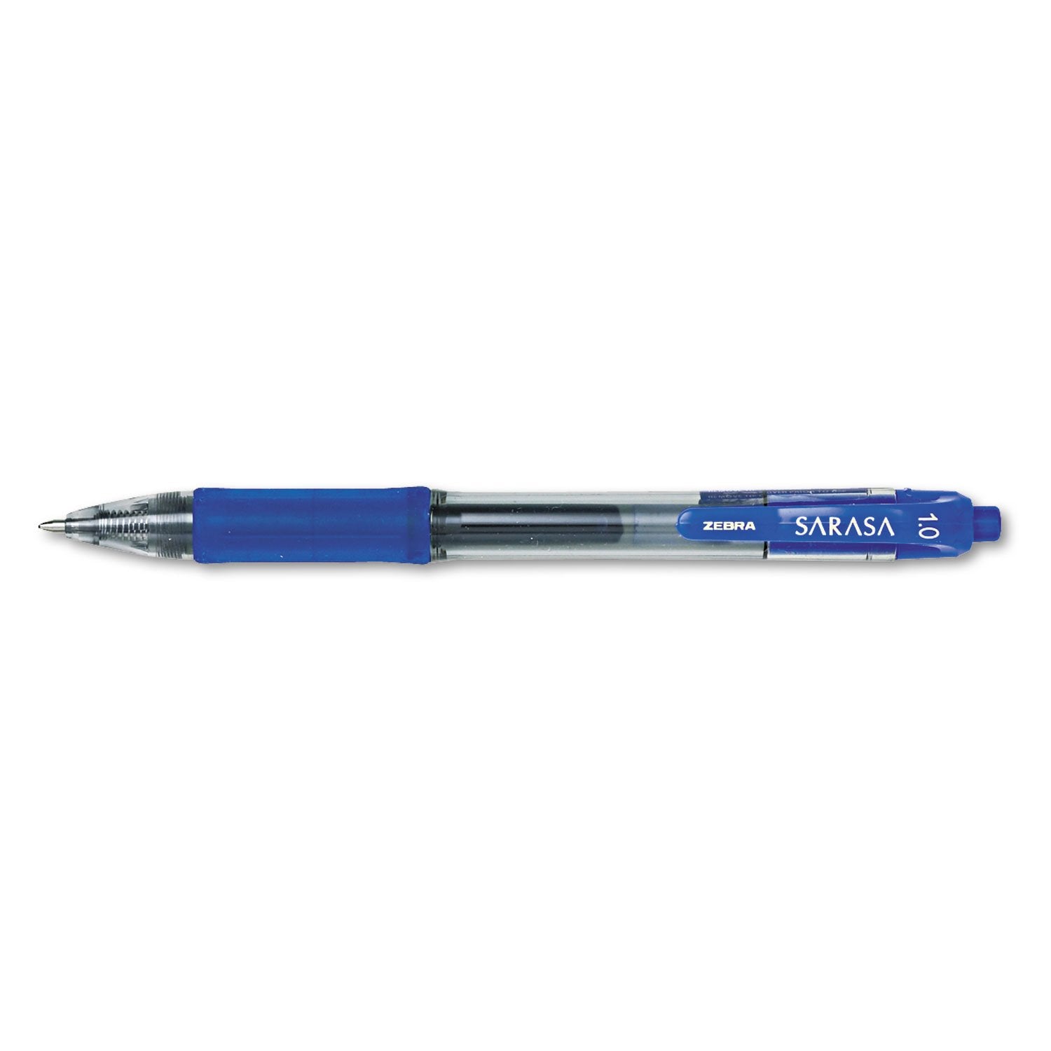 Zebra Pen Sarasa Dry X20 Retractable Gel Pen, Bold Point, 1.0Mm, Blue Ink, 12 Count(Pack Of 1)