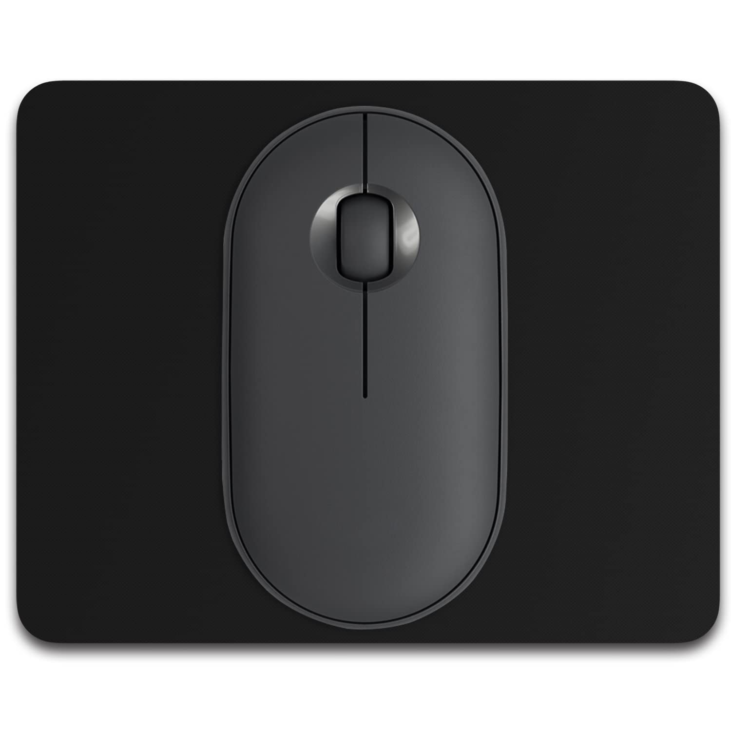 Dapesuom Small Mouse Pad, 5 X 6 Inch Thick Rubber Premium-Textured Non-Slip Portable & Washable Mini Mouse Mat For Women Men Wir
