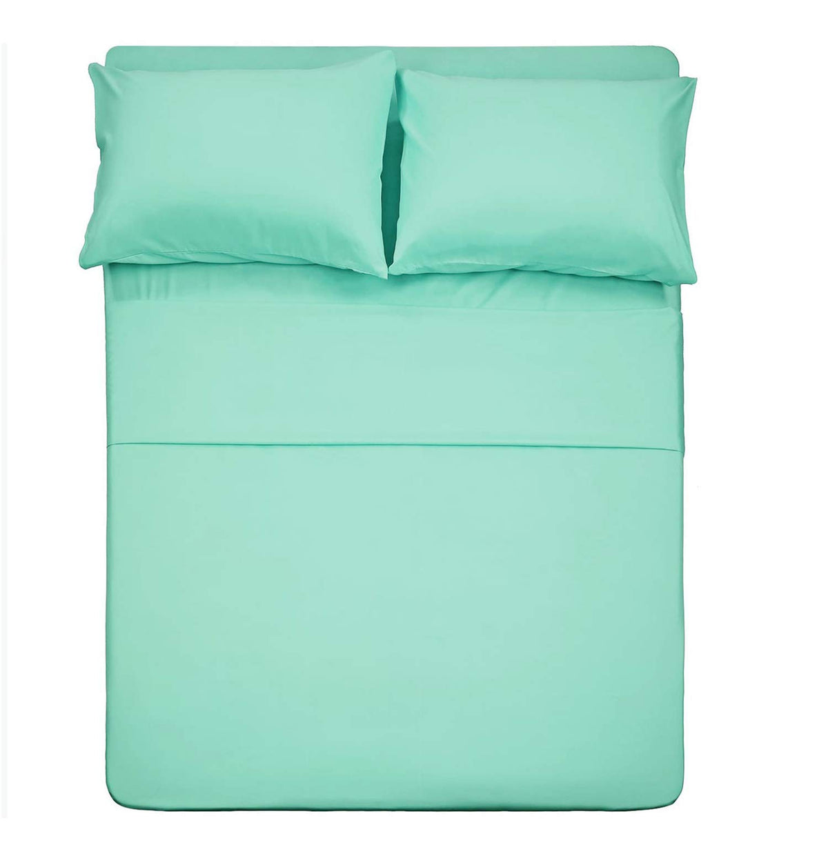 4 Piece Bed Sheet Set Twin Xl - 1 Flat Sheet,1 Fitted Sheet And 2 Pillow Cases - Brushed Microfiber 1800 Luxury Bedding Deep Poc