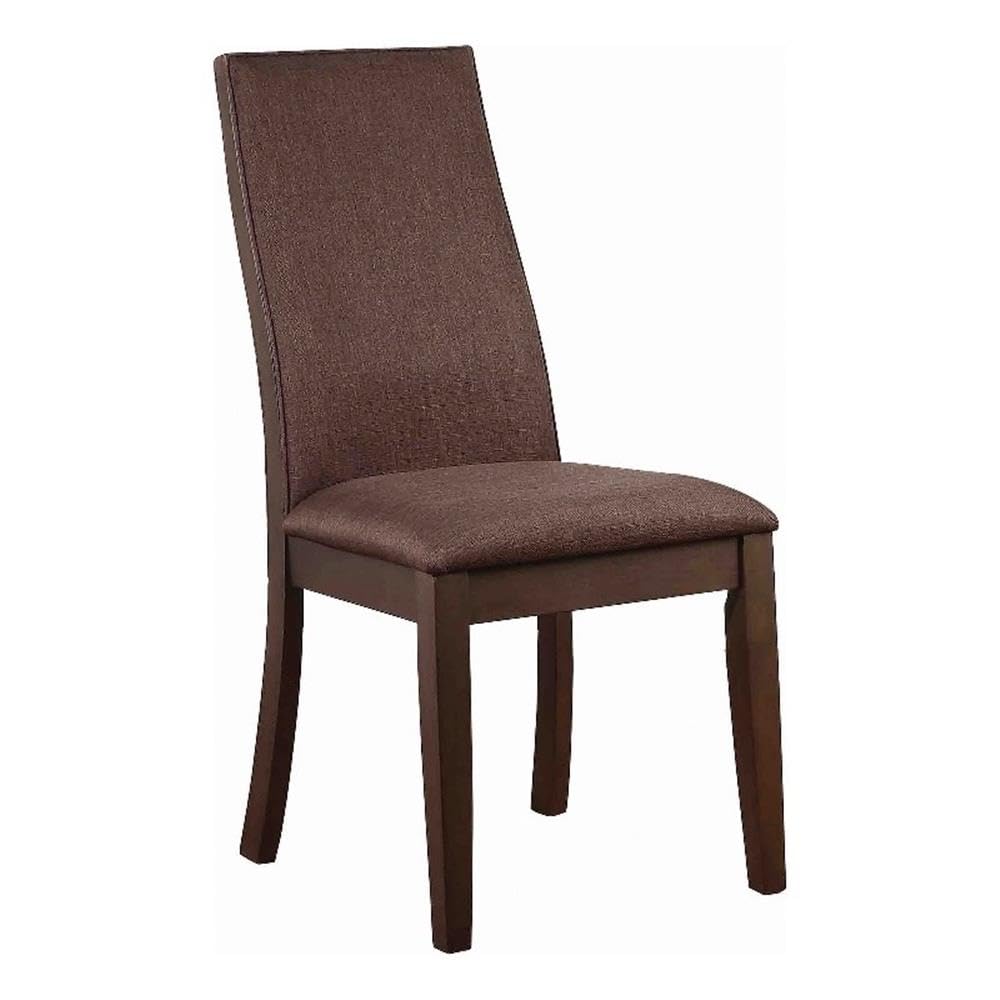 Coaster Upholstered Dining Side Chair Cocoa Brown 106582