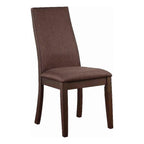 Coaster Upholstered Dining Side Chair Cocoa Brown 106582