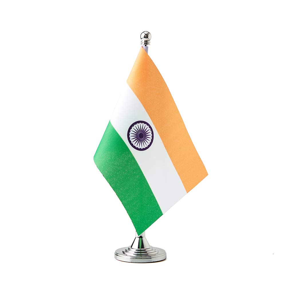 India Flag Indian Table Desk Small Mini Flags Decorations