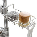 Tastora Storage Rack, Adjustable Bathroom Organiser With 2 Shelves, ChromePlated, Fits 1.52.8Cm Faucets (15)