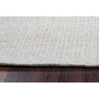 Rizzy Home | Tw3065 | Twist Collection | Wool Area Rug | 2'6" X 8' | Off White Solid