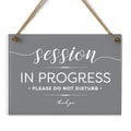 Reilly Originals 5X7 Inch Session In Progress Do Not Disturb Sign ~ Exclusive Value Series With Elegant Designer Graphics ~ Read
