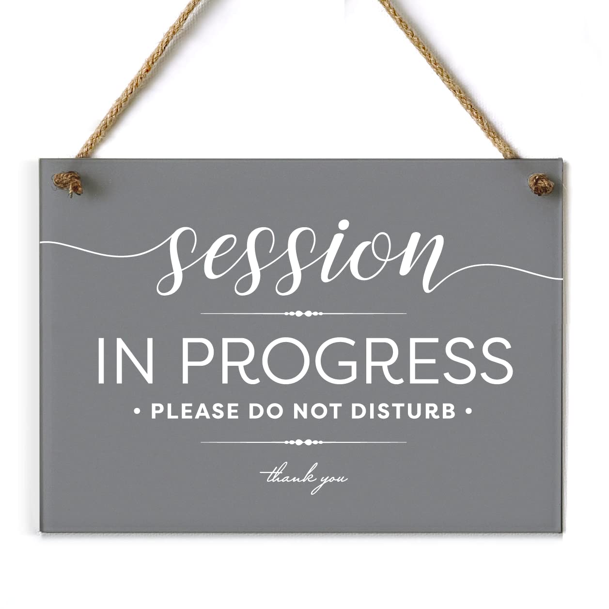Reilly Originals 5X7 Inch Session In Progress Do Not Disturb Sign ~ Exclusive Value Series With Elegant Designer Graphics ~ Read