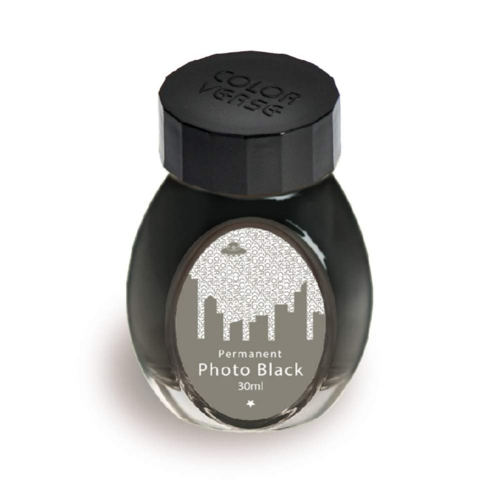 Colorverse Ink - Office Series - Permanent Photo Black (30Ml) Fountain Pen Ink