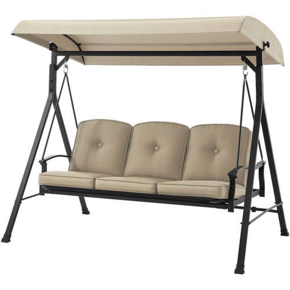 Garden Winds Replacement Canopy for Belden Park Swing Version I - Will fit Model RUS498X only - Check Size Before Purchase, Meas
