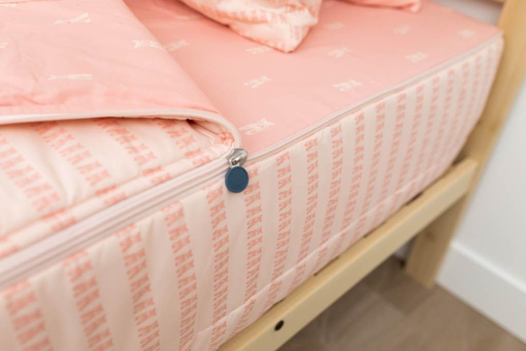 Beddy's Zipper Bedding Set Twin Pink Ballerina Polyester All Season