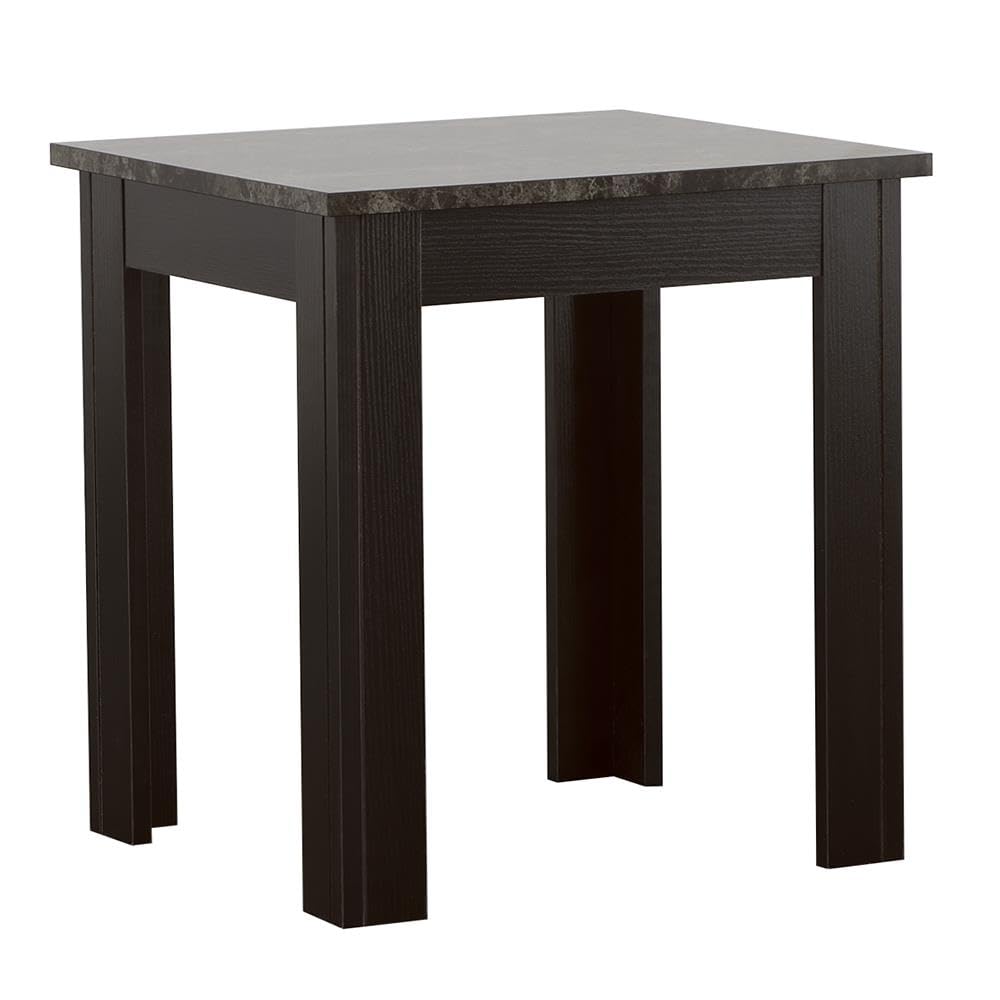 Coaster Home Furnishings Silas 3-Piece Faux-Marble Top Occasional Table Set Black