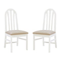 Jesper White Chair Uph Seat