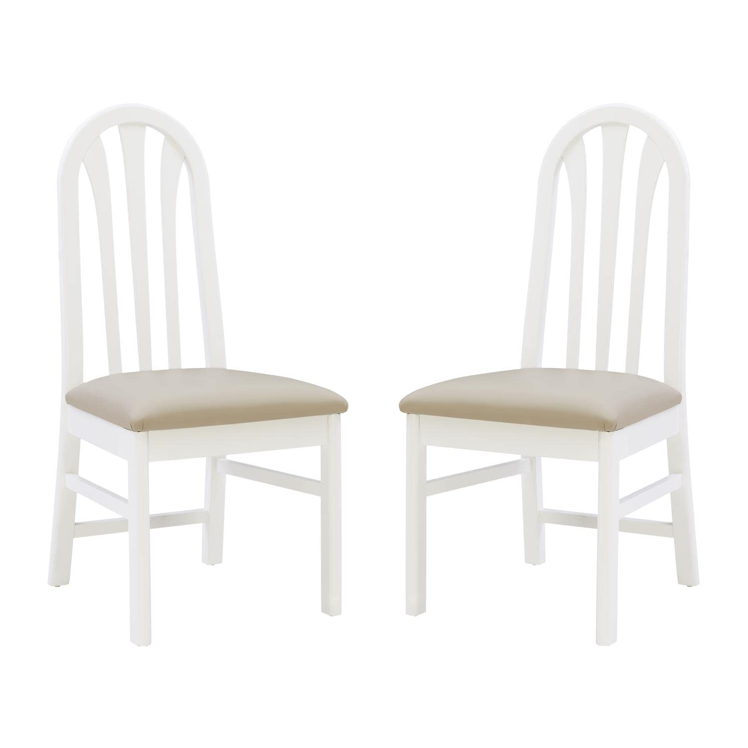 Jesper White Chair Uph Seat