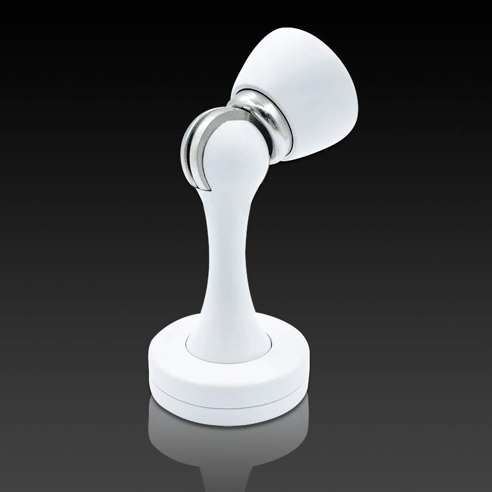 Kolako Door Stoppers Magnetic Door Stops 6 Pack Door Stopper Magntic White Magnetic Door Catch, Brushed Nickel, Heavy Duty Wall