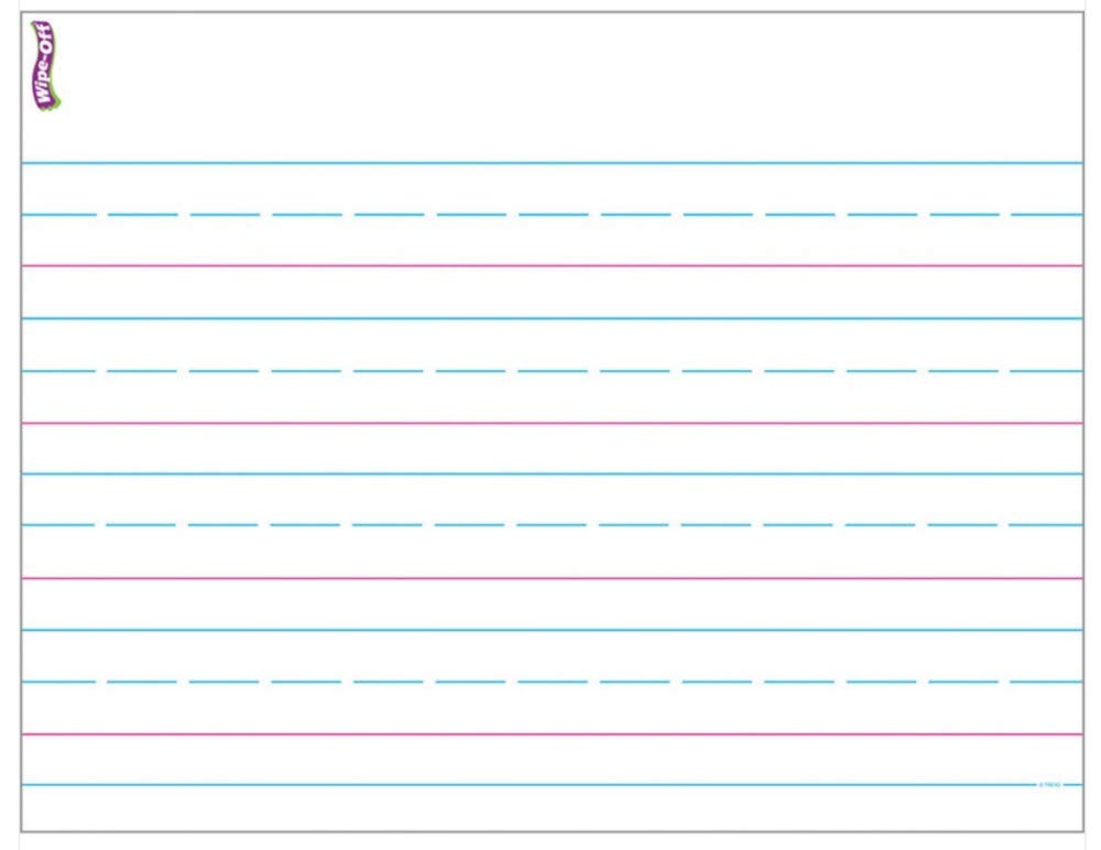 Trend Enterprises, Inc. Handwriting Paper Wipe-Off Chart, 17' X 22'