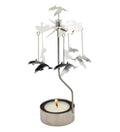 HOKHBCW Rotary Candle Holder Spinning Candleholder Metal Small Gift (Dolphin)
