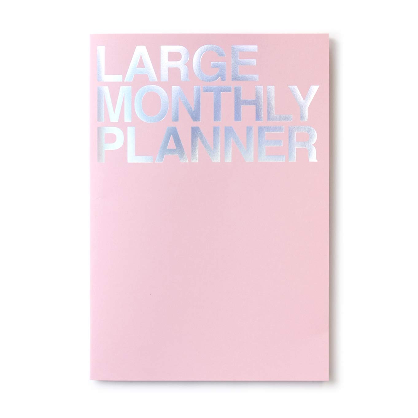 Jstory Large Monthly Planner Lays Flat Undated Year Round Flexible Cover Goal/Time Organizer Thick Paper Eco Friendly Customizab