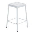 Safco Products 6605WH Steel Stool, 25", White