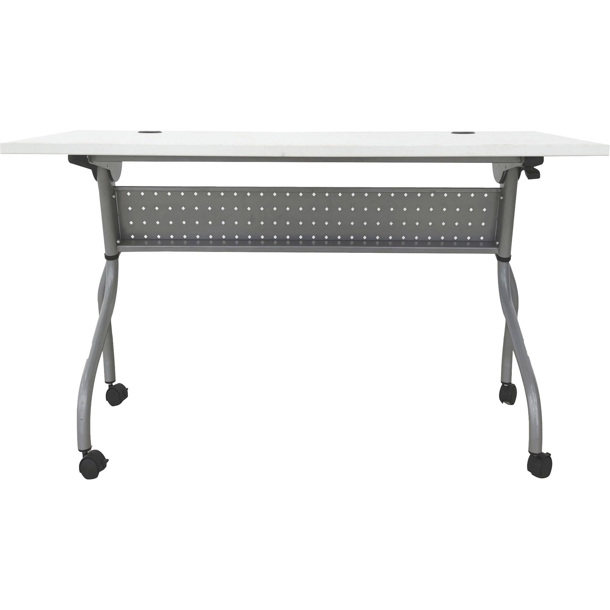Lorell LLR60745 48 in. Laminate Flip Top Training Table