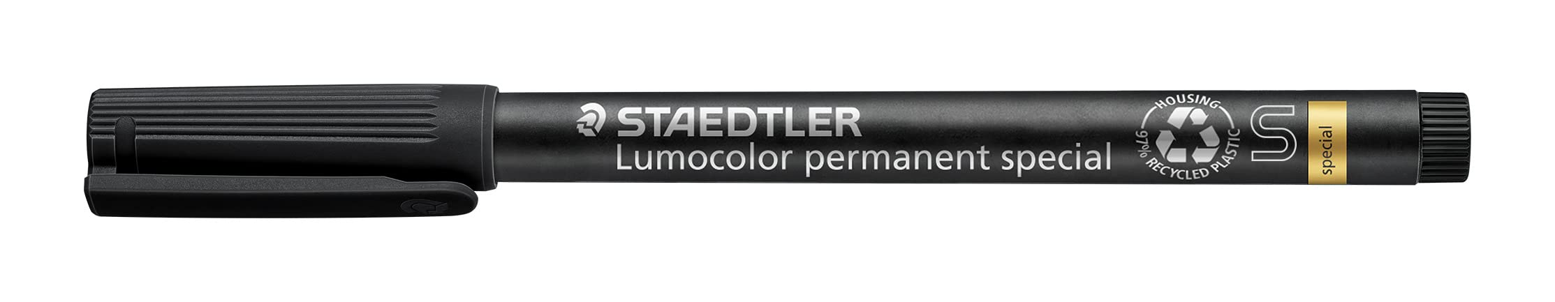 Staedtler Lumocolor Special, Permanent Marker For Coated Surfaces And Glass, Black 319 S-9