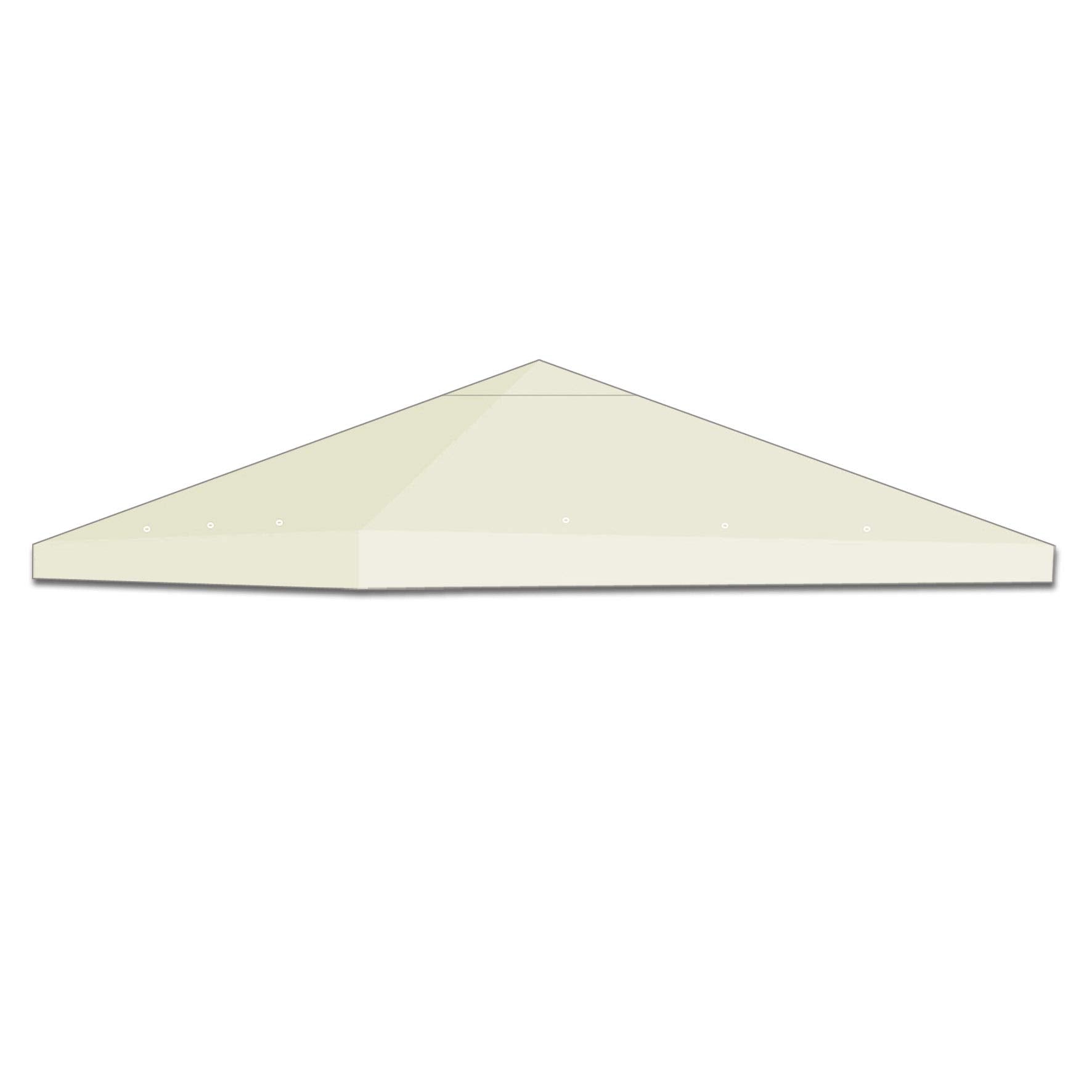 Strong Camel Replacement 10X10Gazebo Canopy top Patio Pavilion Cover Sunshade plyester Single Tier-Ecru