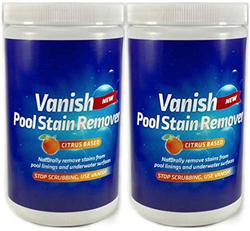 Bosh Chemical Vanish Pool & Spa Stain Remover 2 Pack (4Lbs)- Natural Safe Citrus Based, Works Excellent On Vinyl, Fiberglass, An