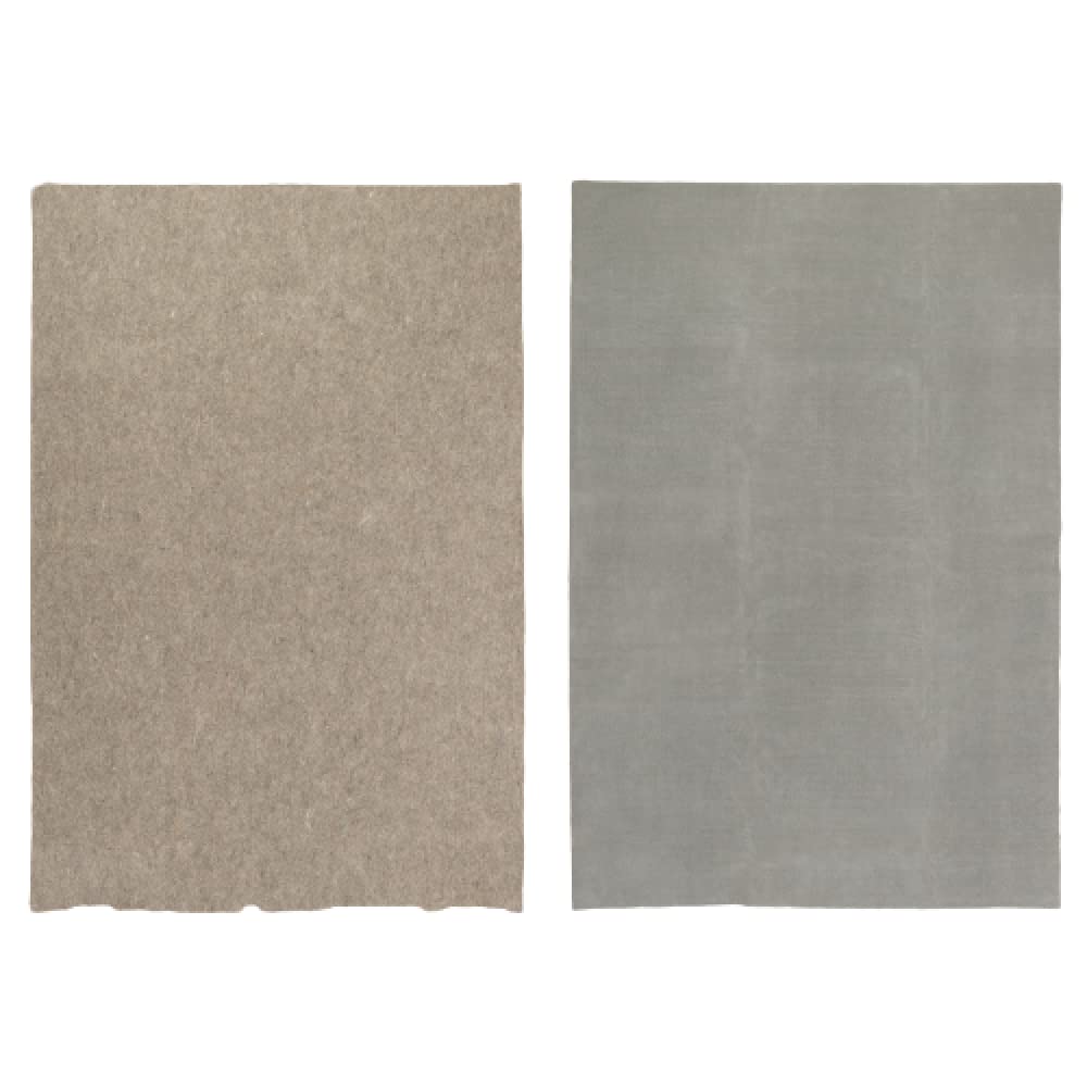 HomeRoots Synthetic Fibers, Latex Backing 10' x 14' Grey Non Slip Rug Pad