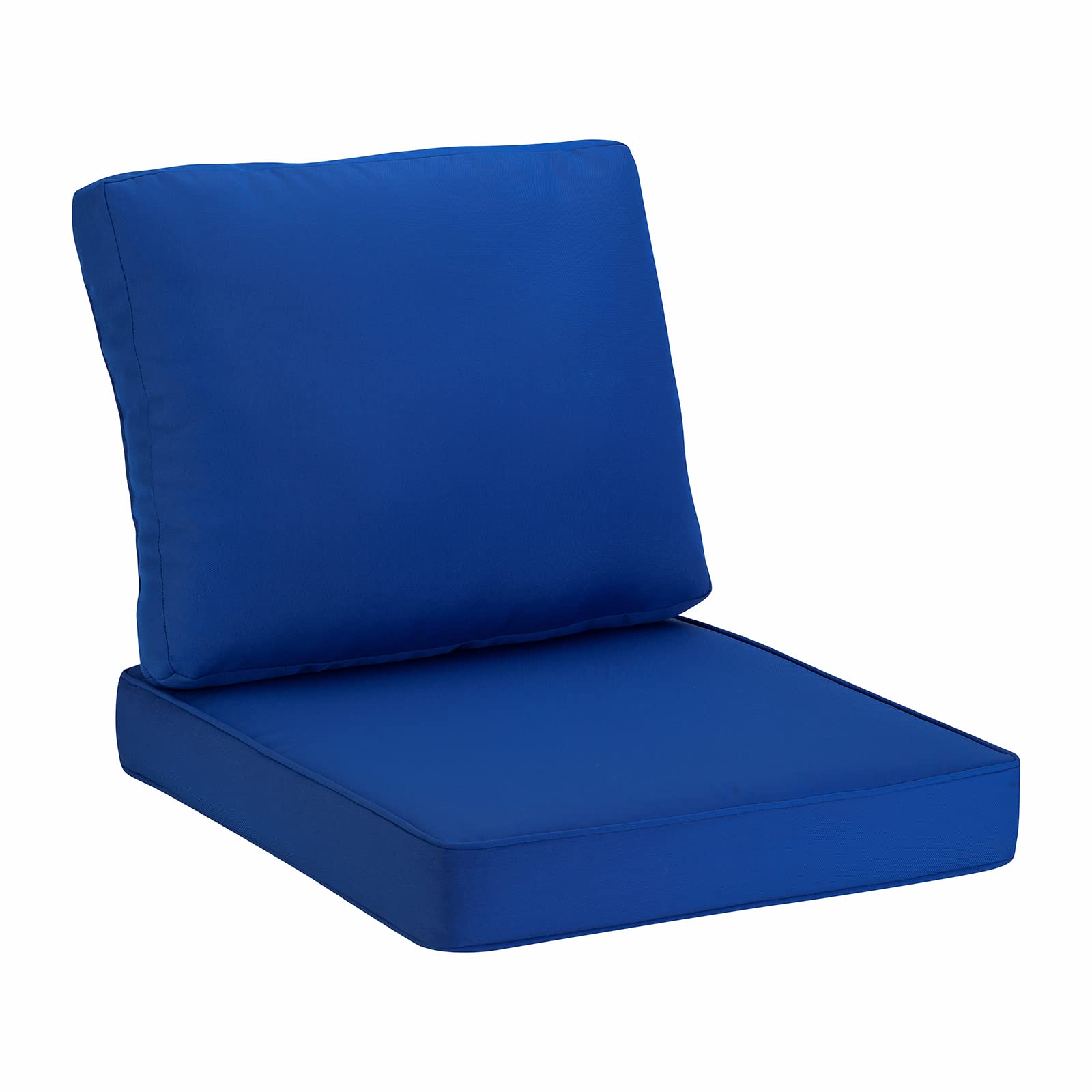 Jmgbird Outdoor Seat/Back Chair Cushion Tufted Pillow, Indoor Deep Seat Chair Cushion Set 22'X22'
