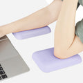 Leolee Elbow Rest Pads For Desk, Purple Ergonomic Wrist Rest Pad Arm Rest Pads With Memory Foam & Non-Slip Base, Armrest Cushion
