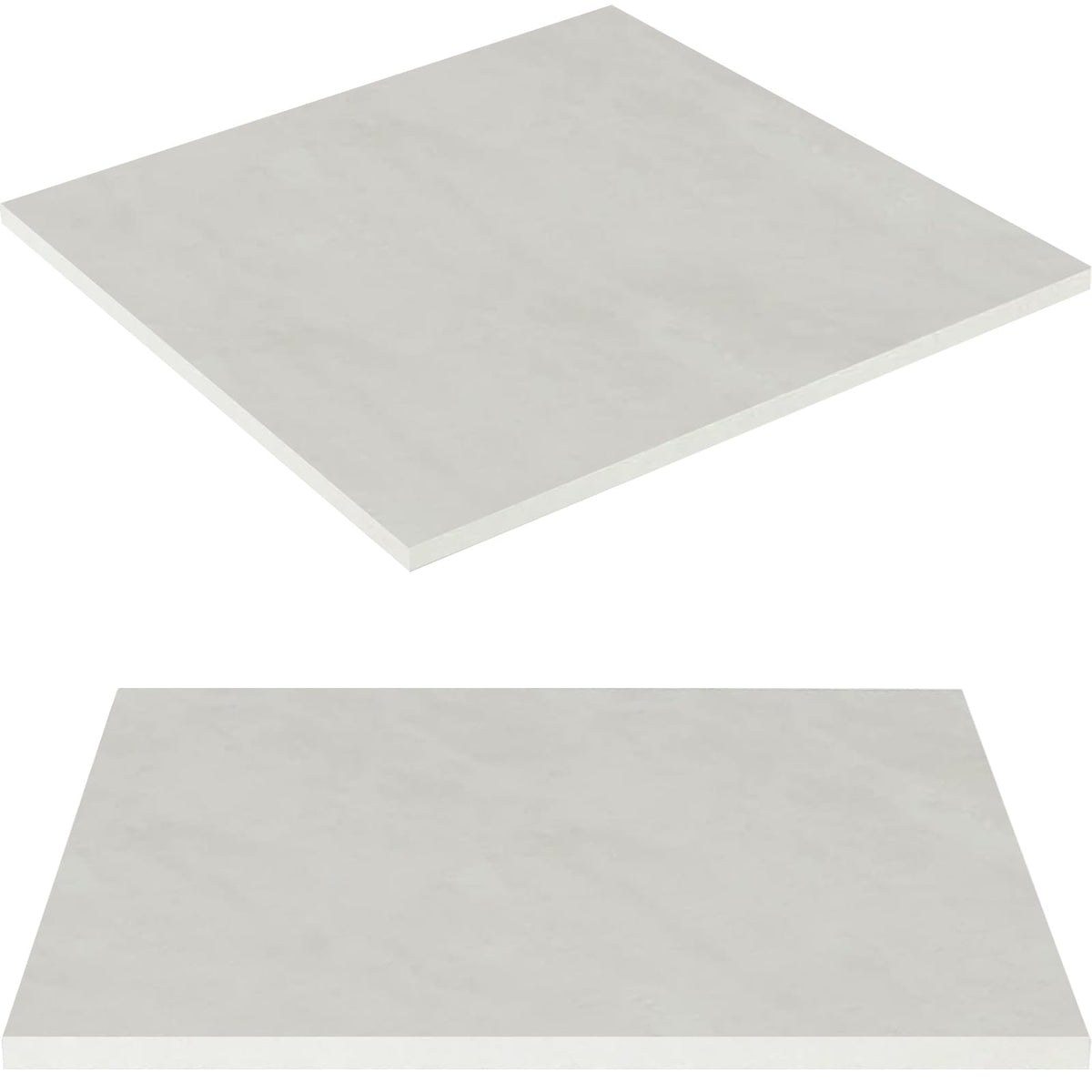 Kaboon Universal Table Top 20 X 20 Inches Squre Pack Of 2, Reversible Melamine Countertop Only, Home Or Commercial Indoor Use,Se