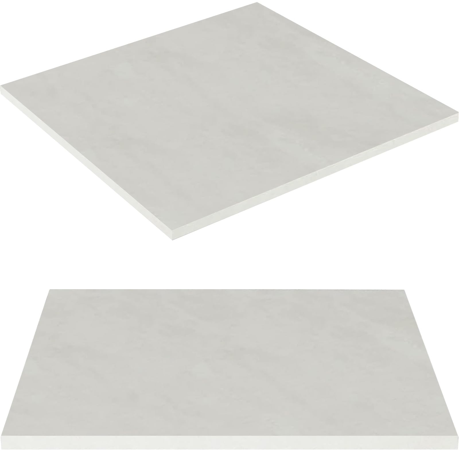 Kaboon Universal Table Top 20 X 20 Inches Squre Pack Of 2, Reversible Melamine Countertop Only, Home Or Commercial Indoor Use,Se