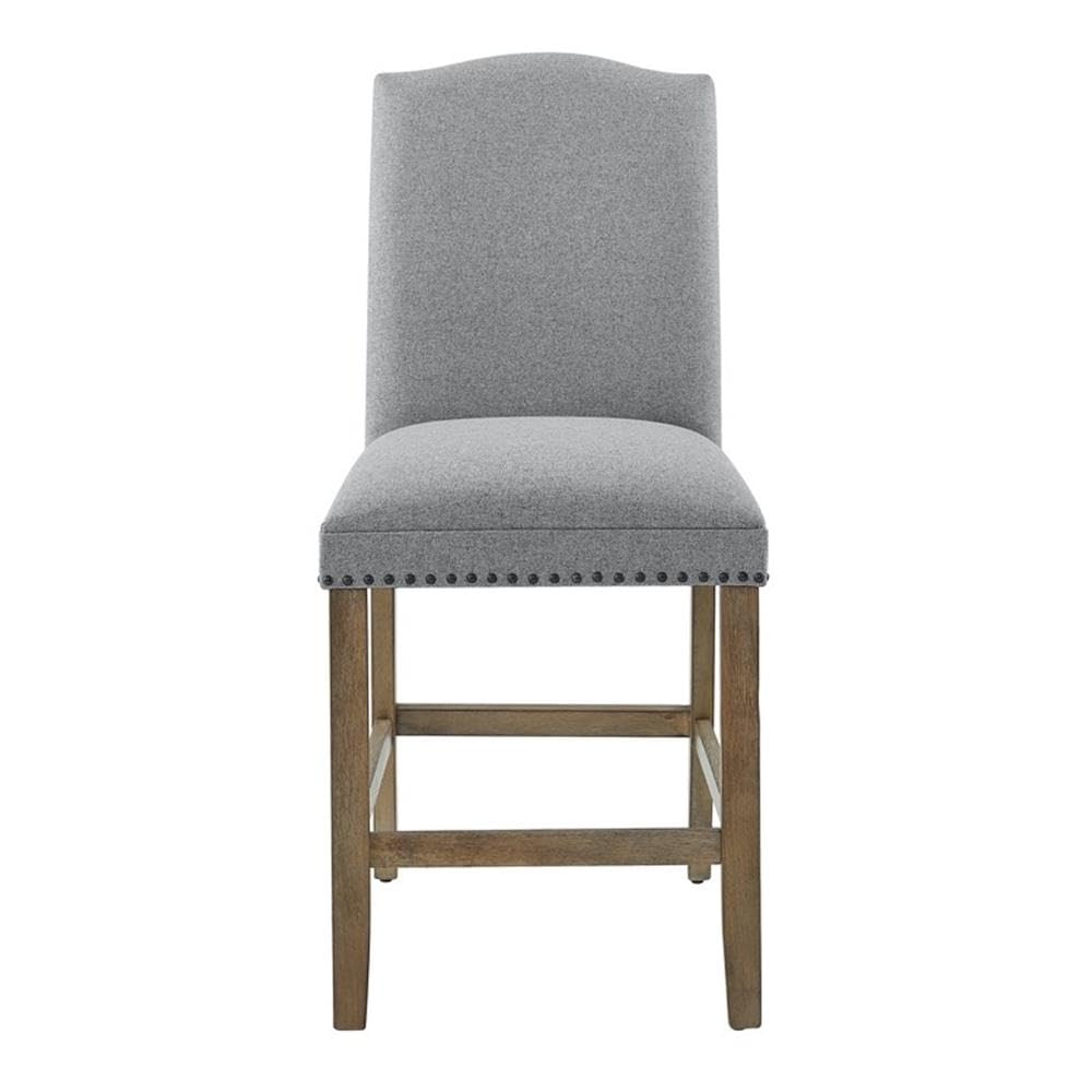 Steve Silver Grayson Gray Marble Counter 8-Piece Dining Set