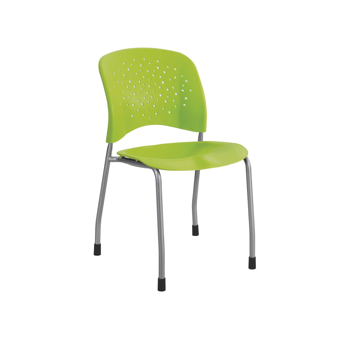 Safco Products 6805GN Reve Guest Chair Straight Leg with Round Back, (Qty. 2), Green