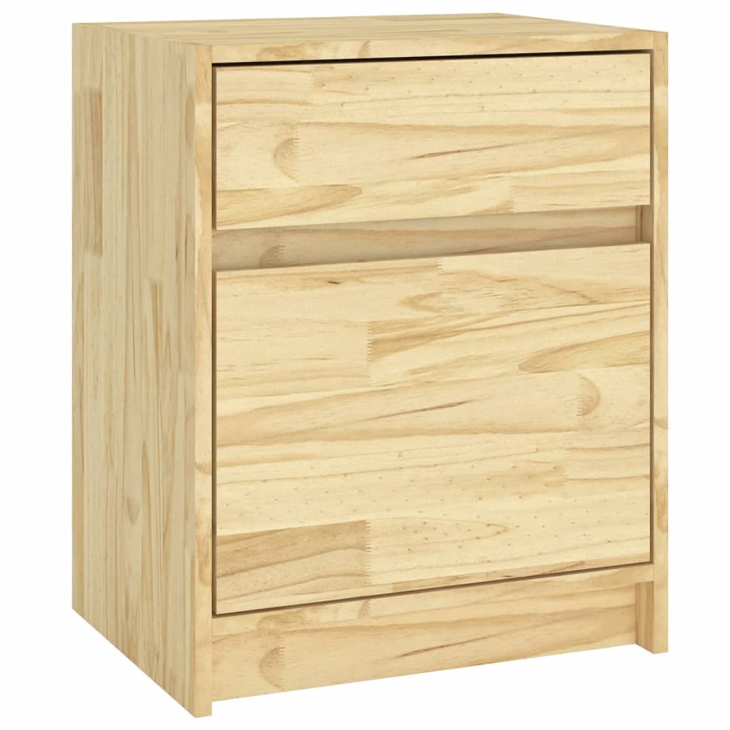 vidaXL Bedside Cabinets 2 pcs 15.7&quot;x12.2&quot;x19.7&quot; Solid Wood Pine
