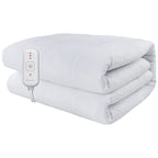 Comfytemp Heated Mattress Pad Mini Twin Size 31'X55', Single Controller Quilted Electric Mattress Pads With 7-Layer Comfort St
