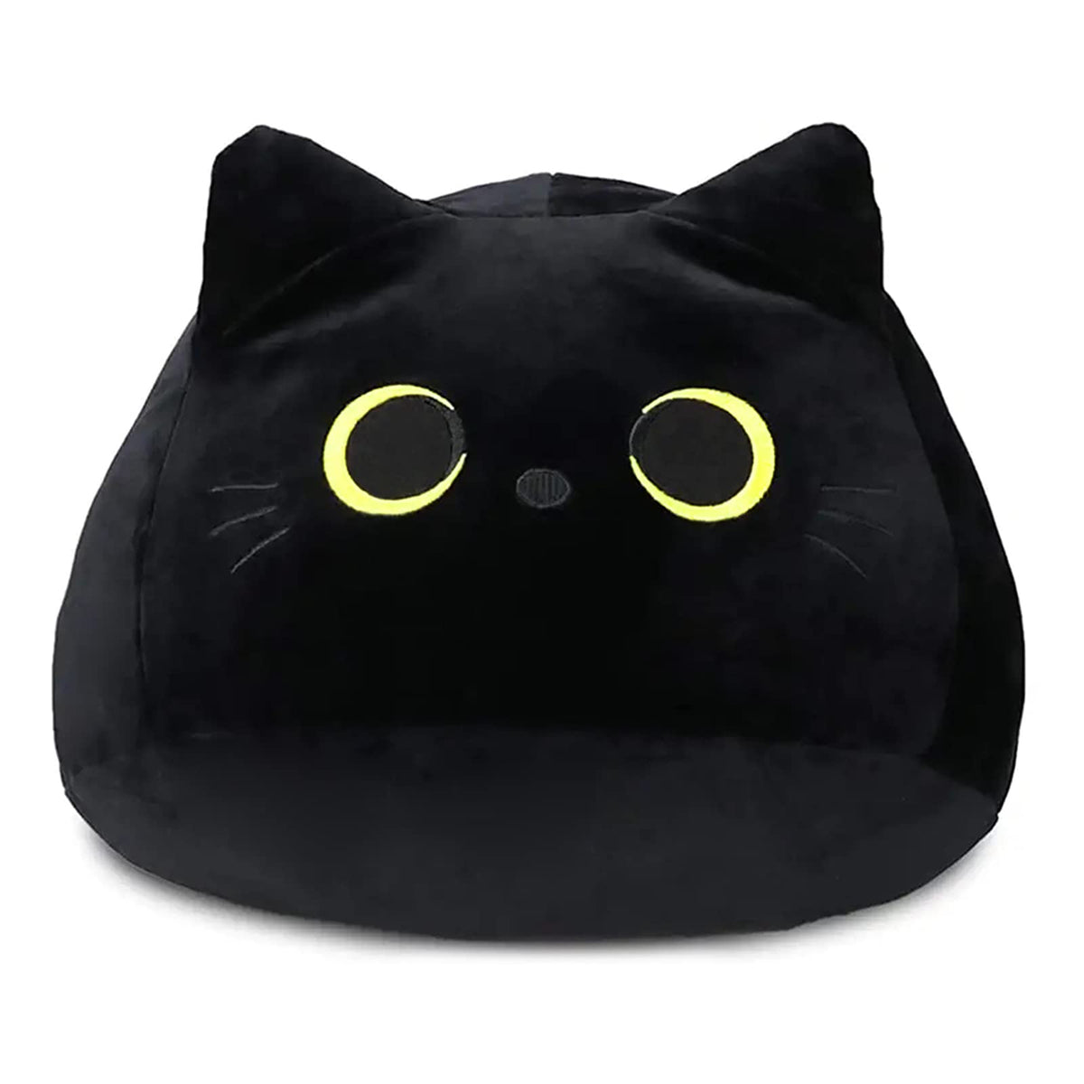 Yomotree Cat Stuffed Animal Toy Pillow, Soft Plush Pillow, Black Cat Plush Toy, Gifts For Boys Girls Kids (40Cm/15.7In)