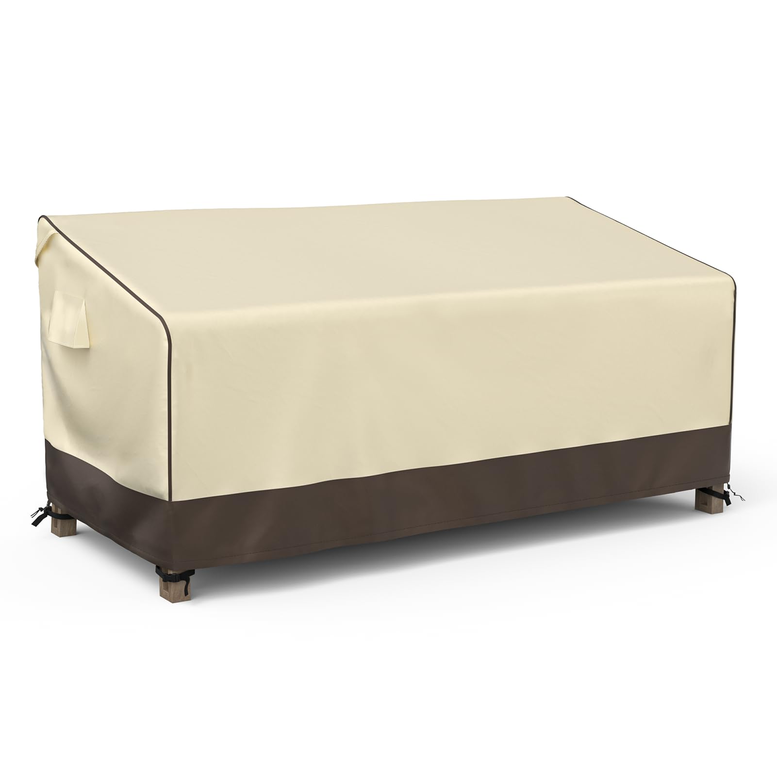 Mr. Cover Outdoor Couch Cover Waterproof, Patio Furniture Covers For 3-Seater Couch, Fits Up To 80'W X 38'D X 35'H, Moisture-Proof & Uv-Protection, Brown & Khaki