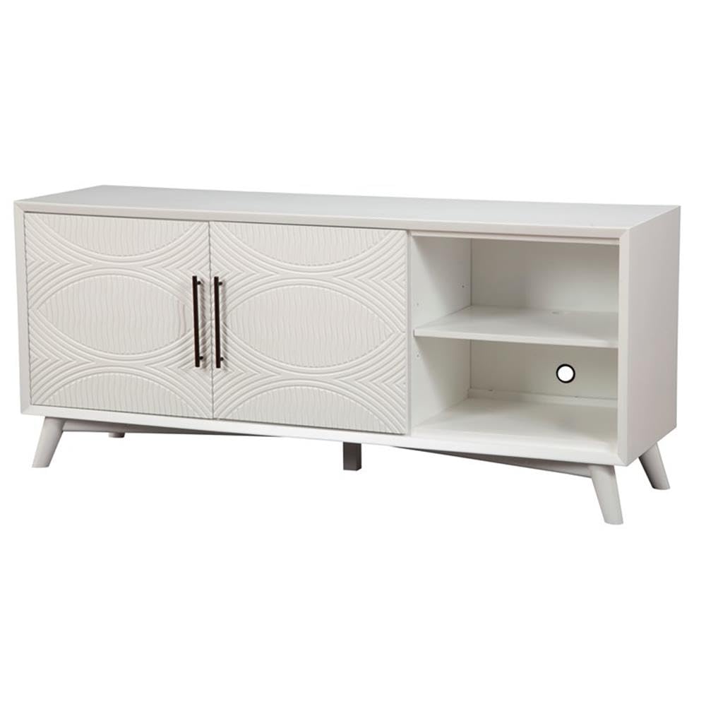 Alpine Furniture Tranquility Tv Console, White