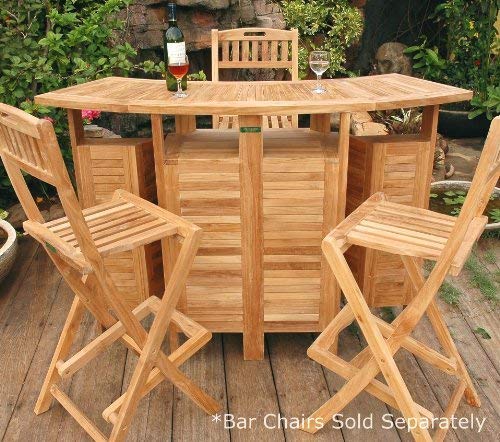 Anderson Teak Altavista Folding Bar Table