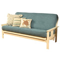 Kodiak Furniture Cotton/Foam Full-Size Futon Mattress w/Linen Blue Cover-Frame Not Included