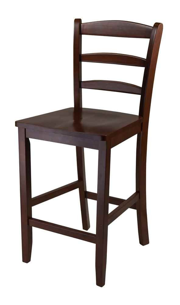 Winsome Benjamin Stool, 24', Antique Walnut