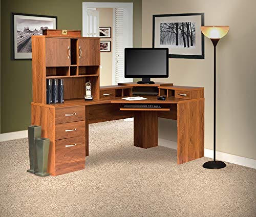 American Furniture Classics Reversible Corner Work Center With Hutch - Thumbnail 3
