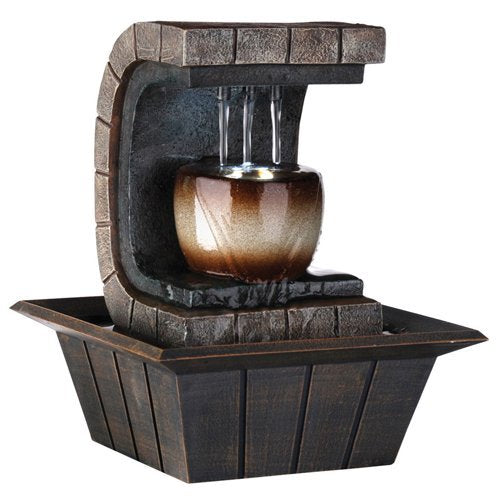 Greengrass 9.75' Meditation Fountain With Led Light
