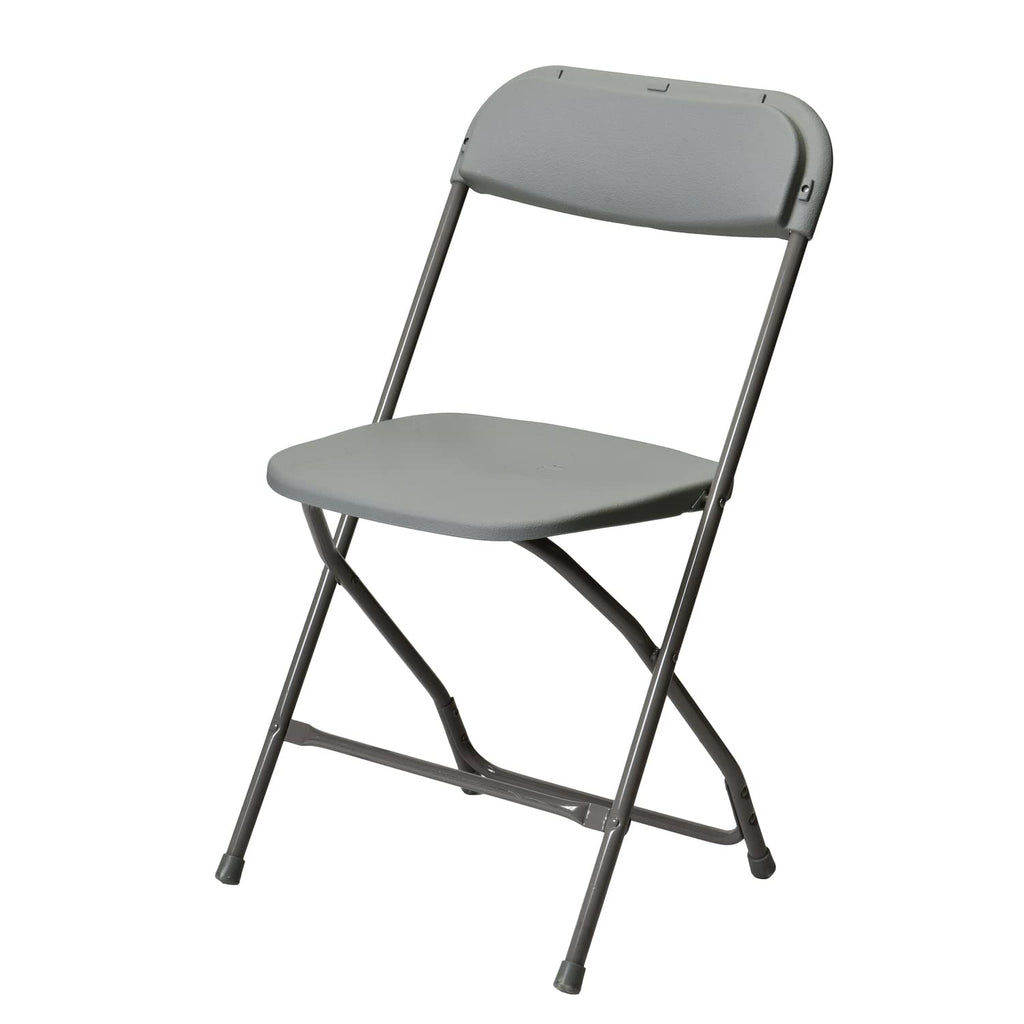 Commercial Seating Products Poly Folding Chairs, Grey