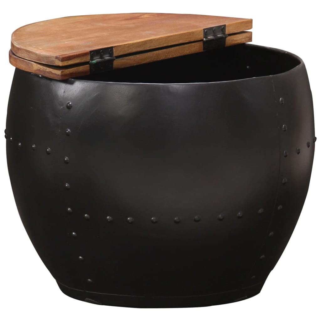 vidaXL Solid Reclaimed Wood Handmade Round Coffee Table