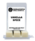 Candlecopia Vanilla Spice Strongly Scented Hand Poured Vegan Wax Melts, 12 Scented Wax Cubes, 6.4 Ounces in 2 x 6-Packs