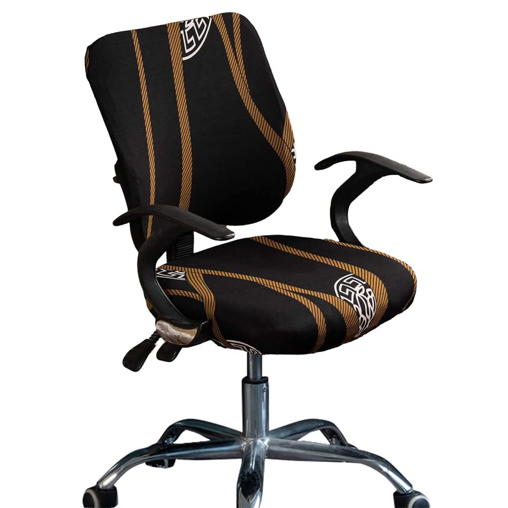 Melaluxe Computer Office Chair Cover - Protective & Stretchable Universal Chair Covers Stretch Rotating Chair Slipcover