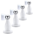 4 Pack Door Stopper, Magnetic Door Stop, Stainless Steel Door Holder, With Screws For Wall Or Floor Mount