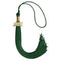 Endea Graduation Single Color Tassel with Gold Date Drop (Green, 2021)